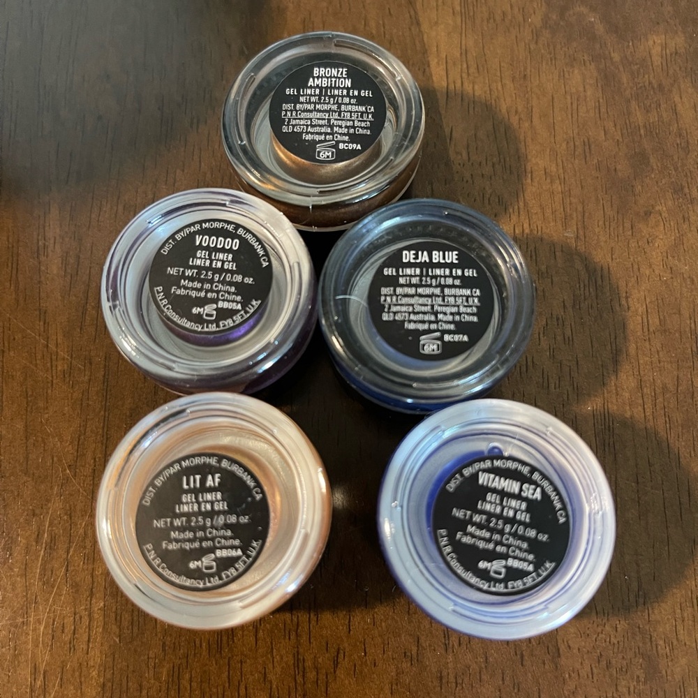 Morphe gel eyeliners
